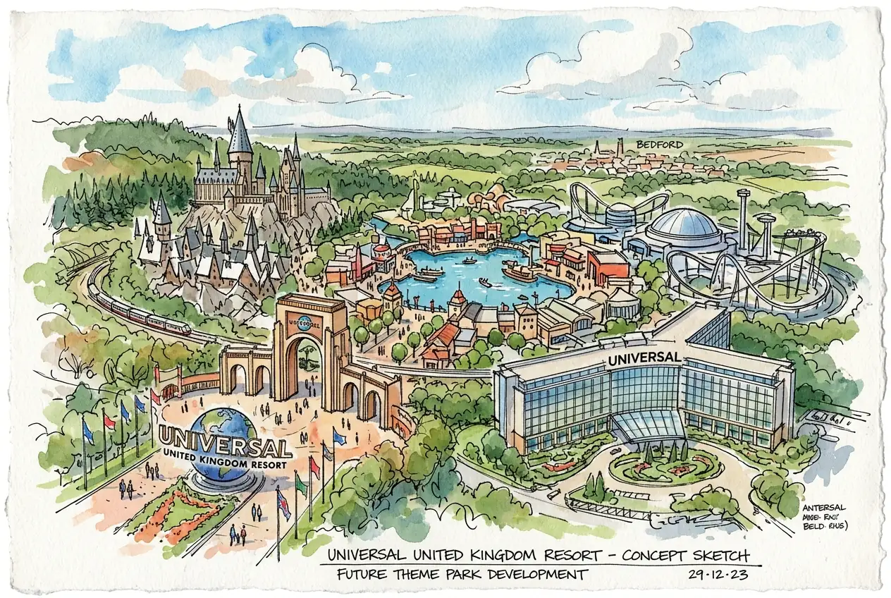 Comcast Confirms £6 Billion Universal UK Resort, First European Theme Park