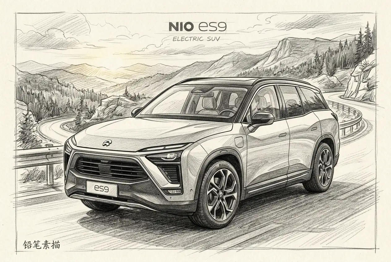 NIO Rejects China EV Price War, Betting on Premium ES9 SUV