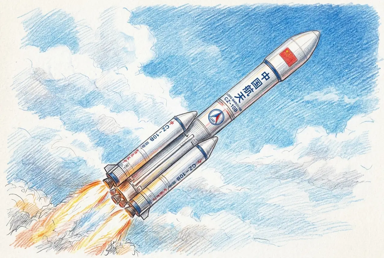 China Recovers First Orbital Booster, Challenging SpaceX Launch Dominance