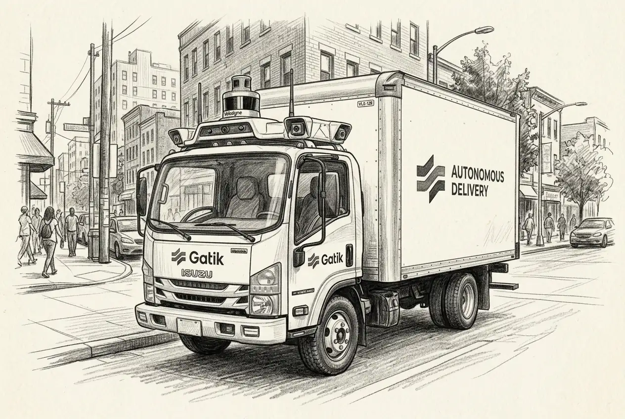 PepsiCo scales record driverless truck fleet with Gatik, boosting logistics efficiency