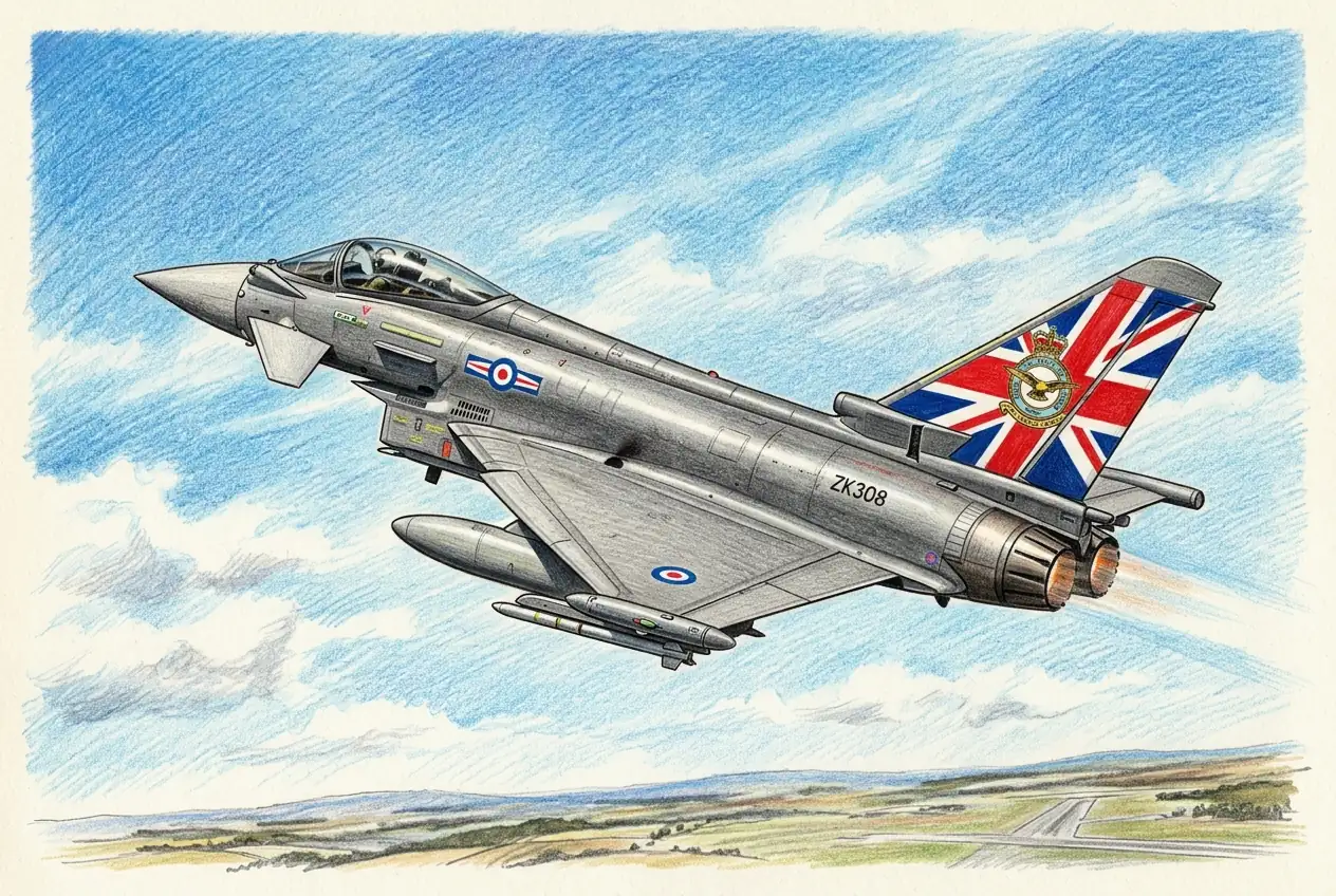 RAF arms Typhoon jets with APKWS rockets, countering low-cost drone threats