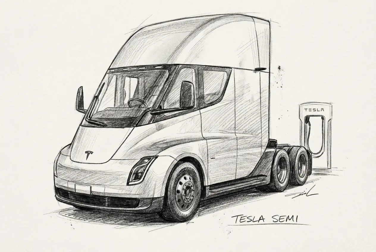Tesla Lands Record 370-Truck Order, Signaling Major Semi Production Ramp