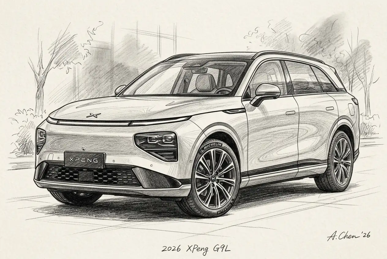 XPeng Launches G9L Flagship SUV, Adding 450km Range in Nine Minutes