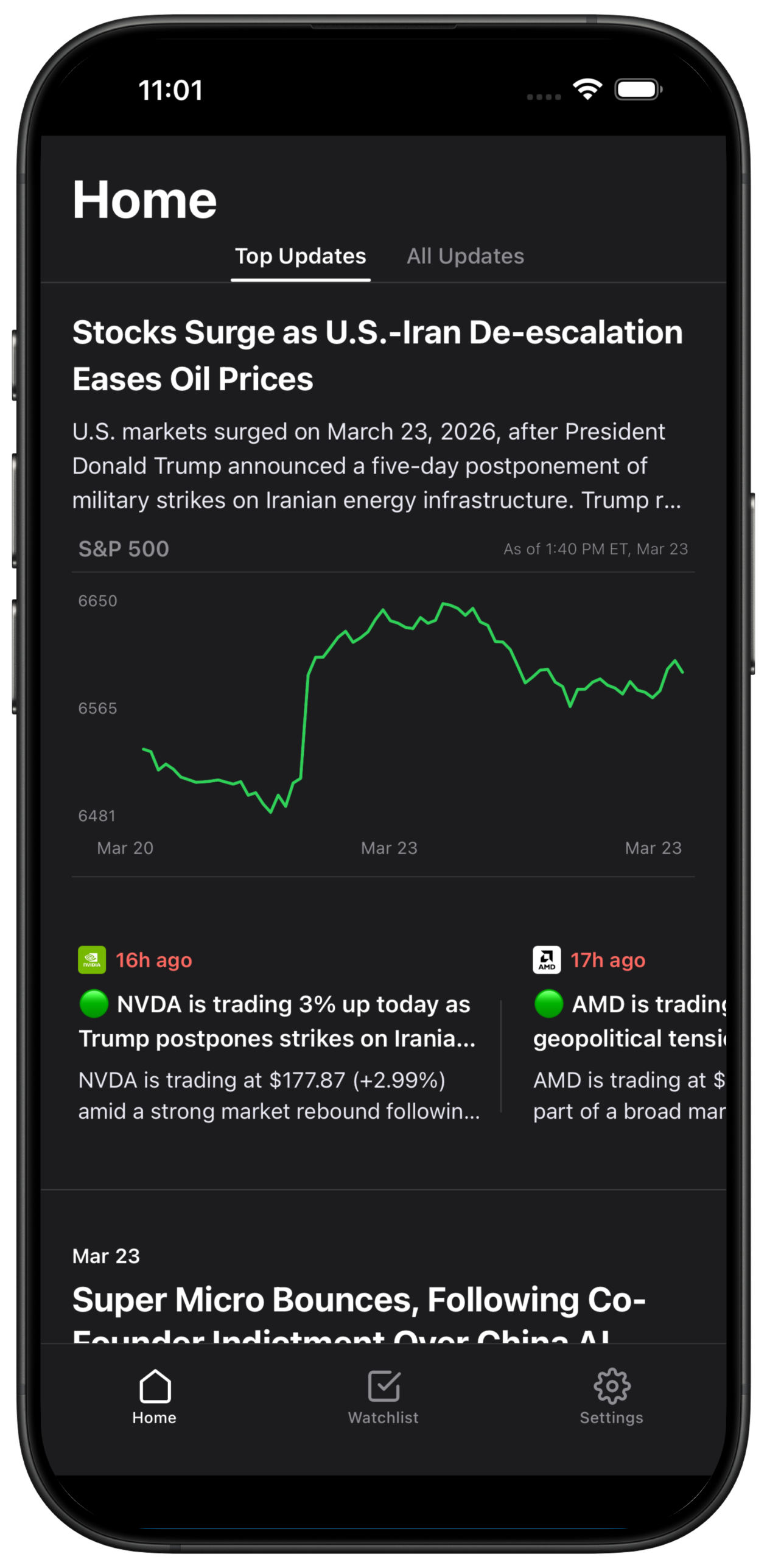 OpenBell AI home screen